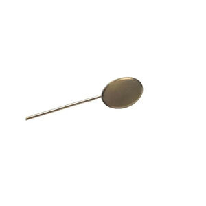 Krementz Oval Shape Stick Pin Engravable Gold Tone Vintage